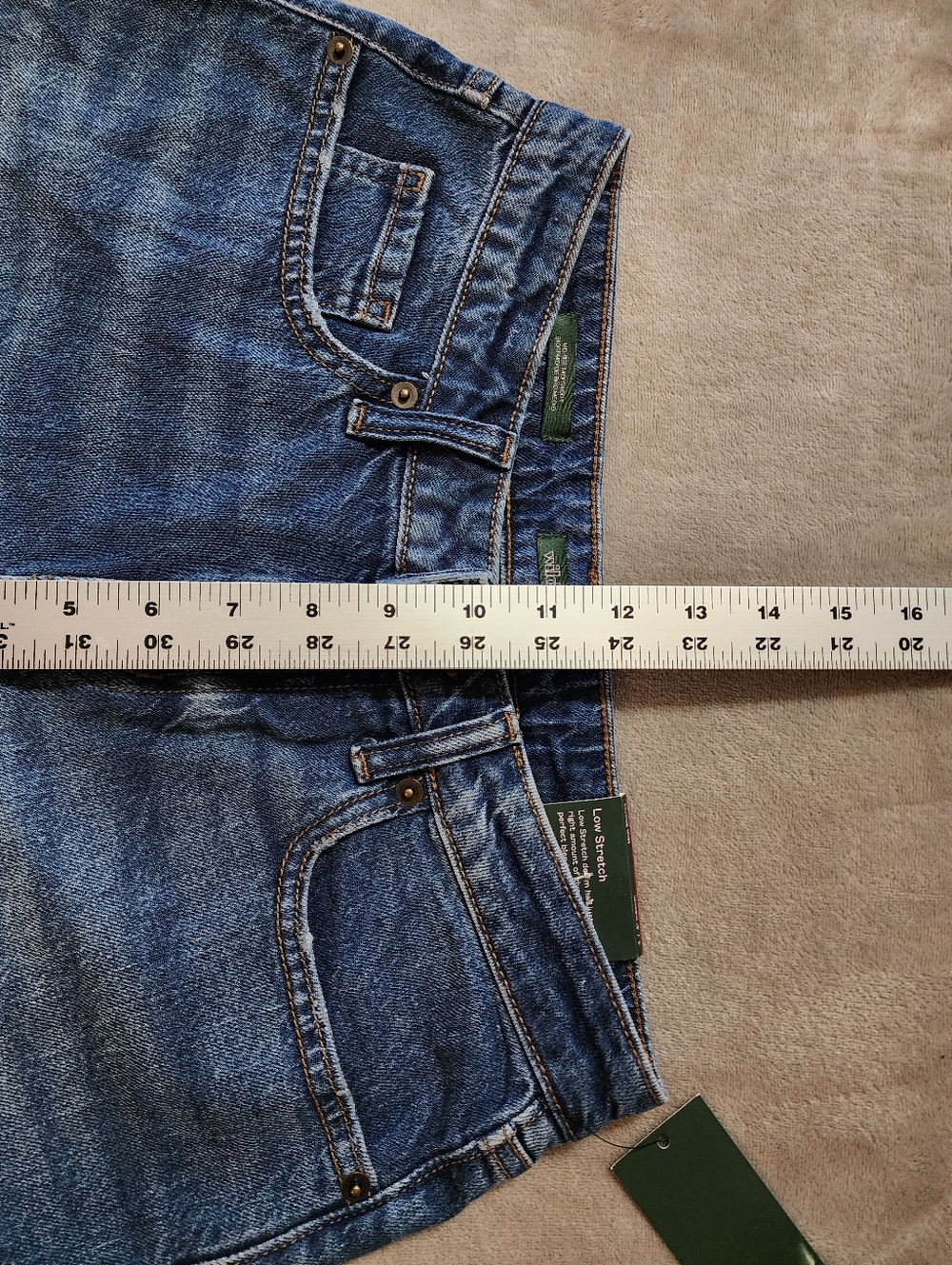 Denim Shorts NWT | Mid Rise Classic Blue Everyday Jean Shorts | 4 - Picture 4 of 8